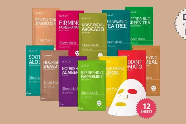 Glam Up’s Sheet Masks are 60% off on Amazon: Deal of the Day