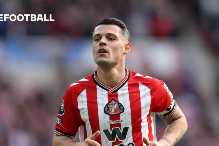 Sunderland captain Granit Xhaka issues fitness update after planned Switzerland half-time change