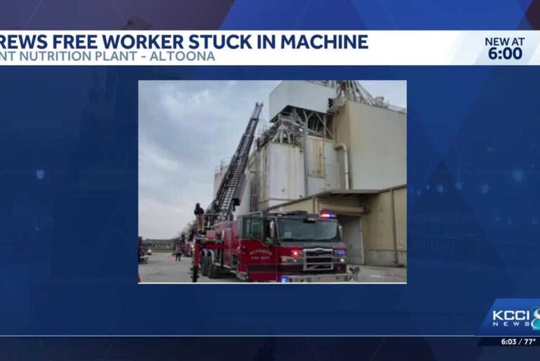 Worker injured at Kent Nutrition plant in Altoona
