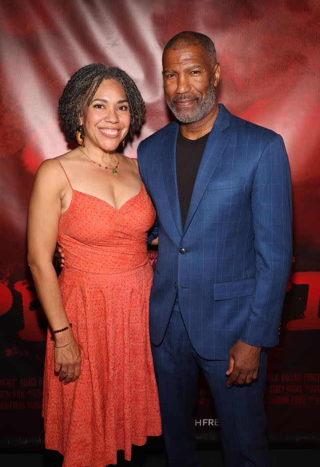 Julie Ross and Ricco Ross attend the PHOENIX Tv Series Los Angeles Red Carpet Premiere at Regal LA Live on July 13, 2024 in Los AngelesCredit: Getty
