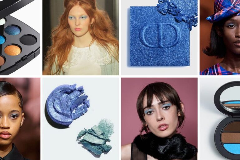 Blue Eyeshadow Is the '80s Makeup Trend Making a Comeback in 2026