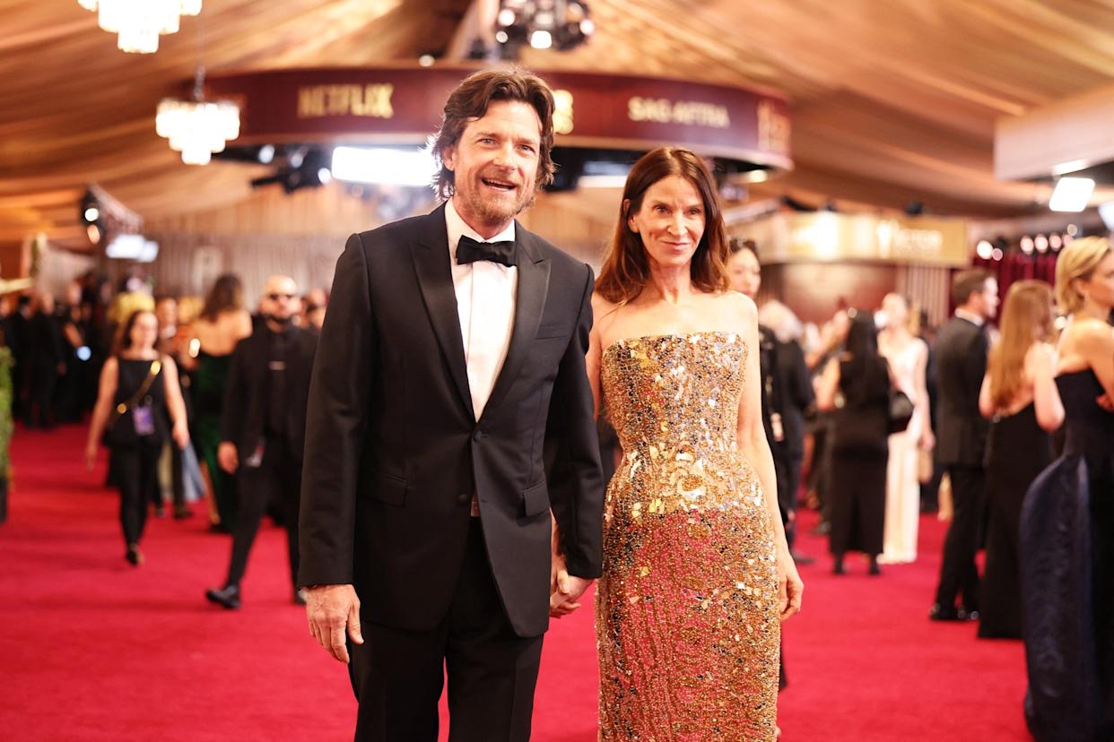 Valerie Macon/AFP via Getty Images - PHOTO: Jason Bateman and Amanda Anka ttend the 98th Oscars, March 15, 2026 in Hollywood, Calif.
