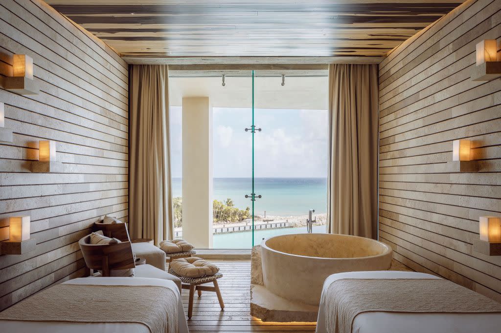 The rooms — with ocean views — are incredibly luxurious. CESAR BEJAR