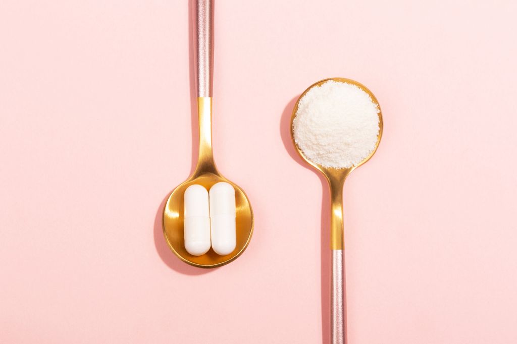Collagen powder vs collagen capsule supplement 