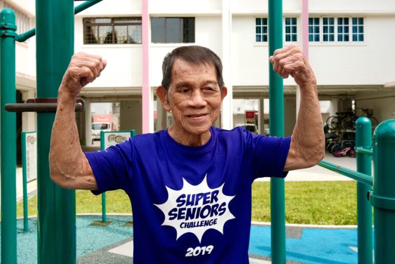 A Former Weightlifter Found Retirement Dull, so He Started Exercising