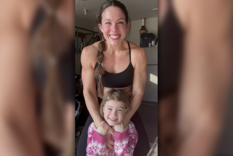 Britney Baertschy competes in Ms. Health & Fitness contest