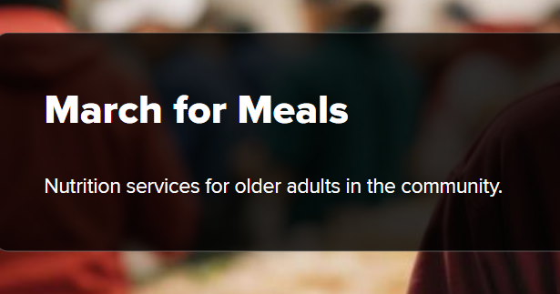 Aging office spotlights National Nutrition Month