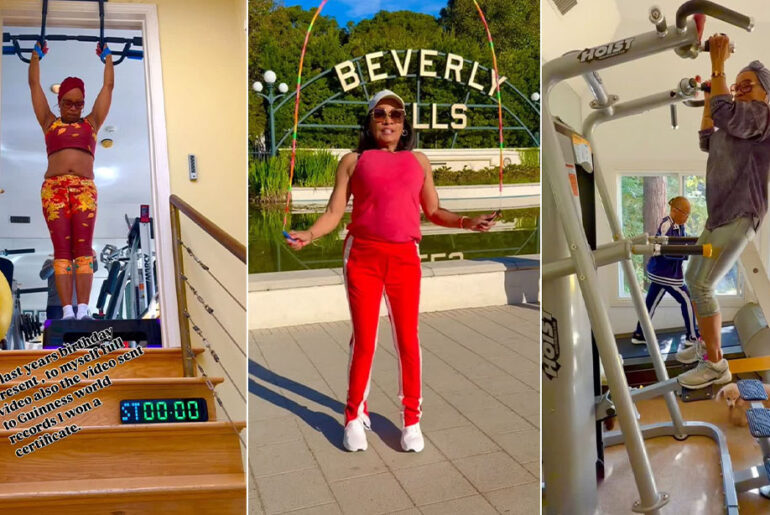 Fitness Icon Annie Jeanie Judis Continues Breaking Guinness World Records at Age 82