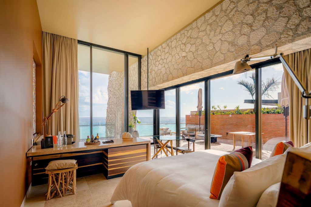 Suites have everything a person can want, including a bunch of snacks and live jellyfish tanks. CESAR BEJAR