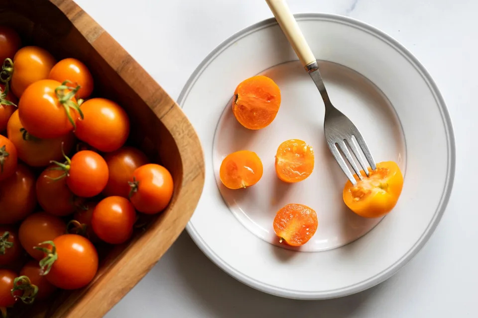 University of Florida researchers developed a hybrid tomato high in Vitamin A and nutritionally more valuable in terms of beta-carotene, capsanthin and capsorubin levels than the originally developed tomato.