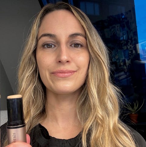 best new beauty products: bareminerals complexion rescue luminous hydrating skin tint stick