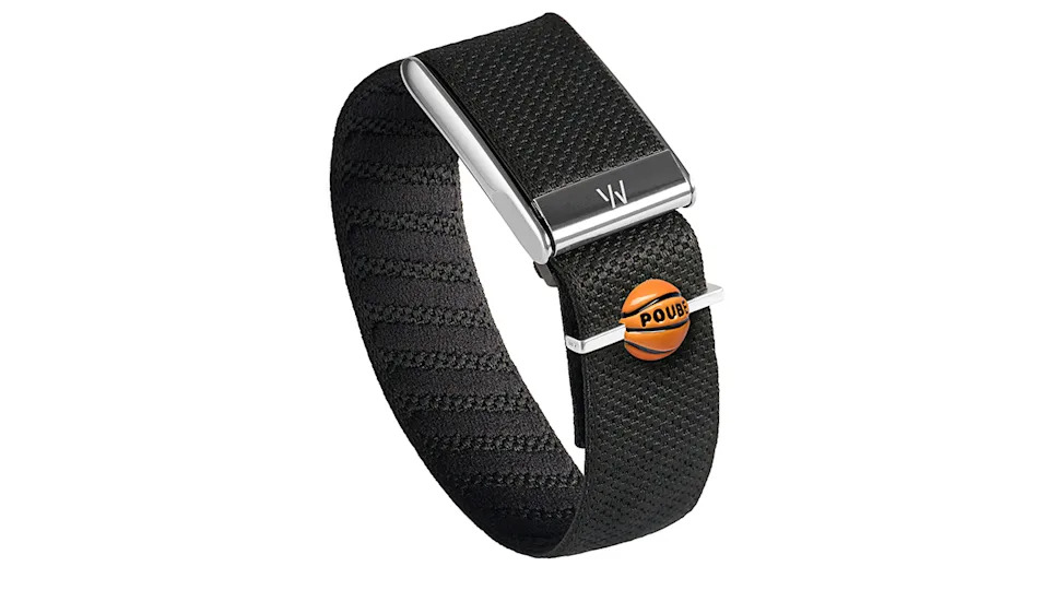 Poubel’s Basketball Whoop Charm on the fitness tracker