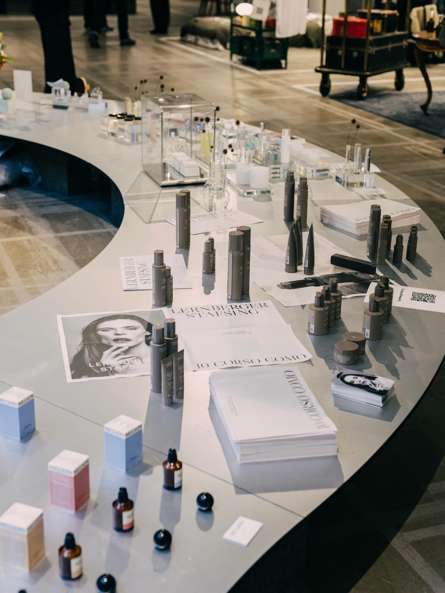 Photo of CIFF scandinavian beauty booth.