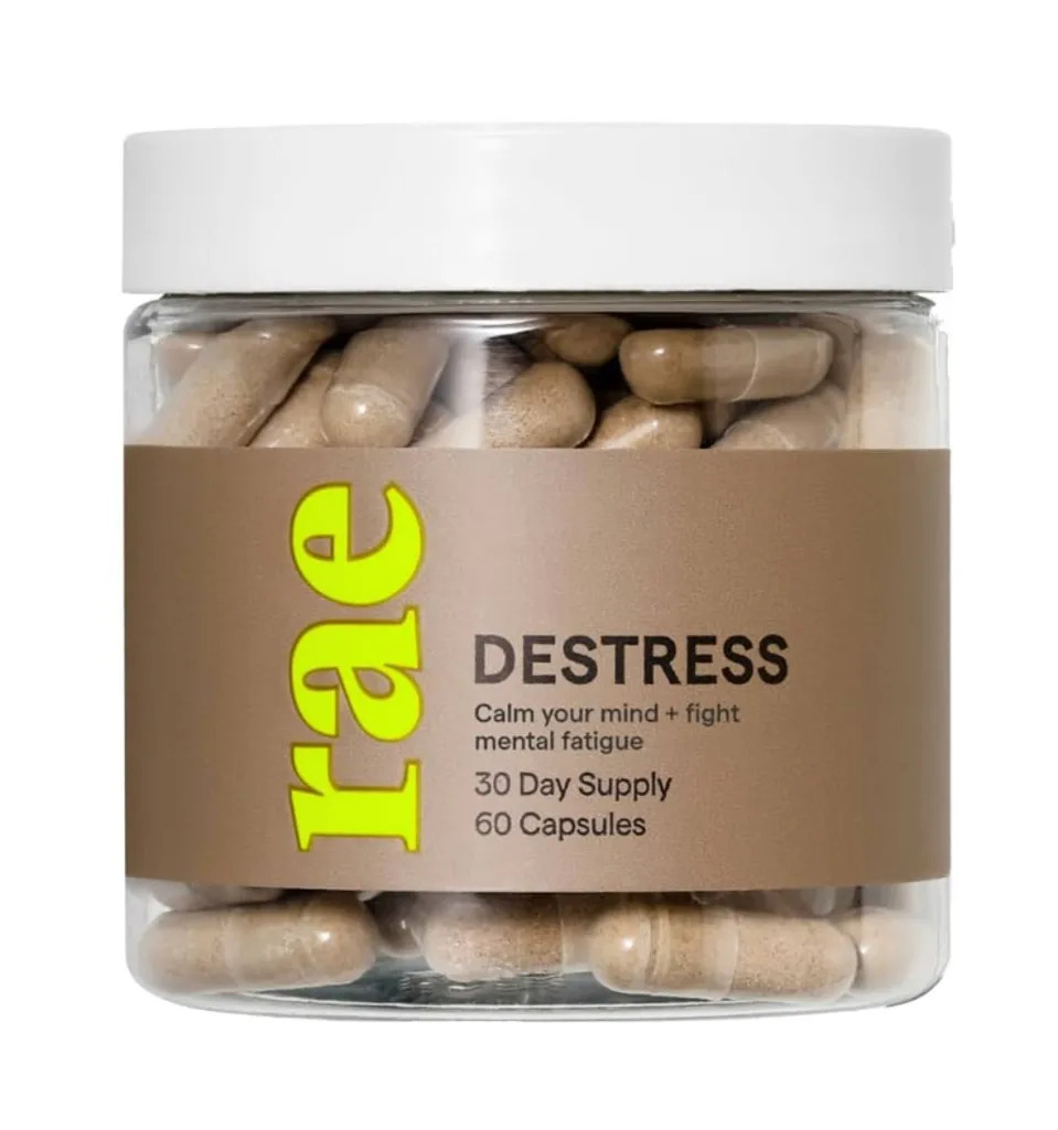 Rae Wellness's flagship DeStress supplement