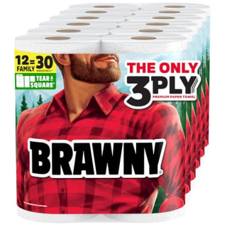 Brawny Tear-A-Square 3-Ply Paper Towels