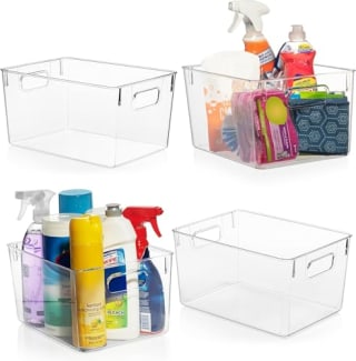 ClearSpace Clear Plastic Storage Bins