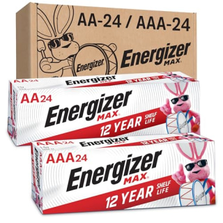 Energizer AA and AAA Batteries, 48-Count