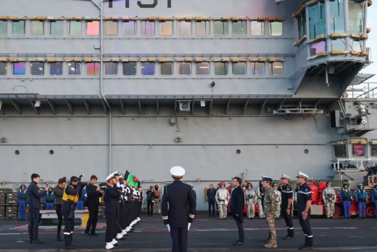 French officer exposes aircraft carrier location on Strava fitness app