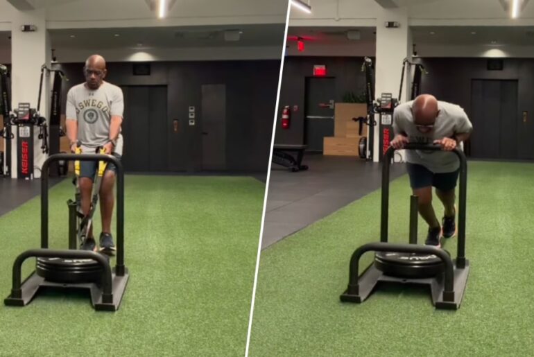 Al Roker Shares Morning Workout Routine With Sled Pushes