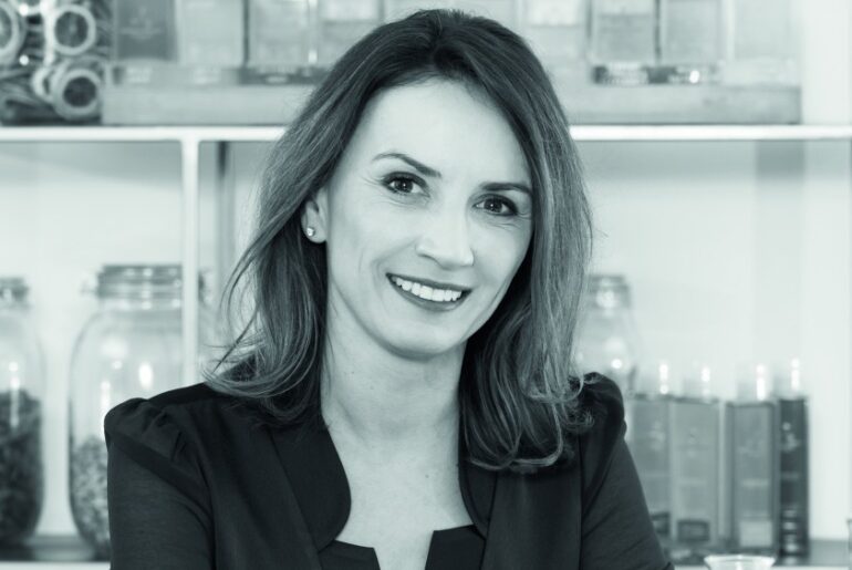 20201005 Copyright image 2020© Anna Teal, CEO of Aromatherapy Associates at it's London laboratory ahead of the announcement of its ethical B Corp certification. This image is copyright Fiona Hanson 2020©. This image has been supplied by Fiona Hanson and must be credited Fiona Hanson. The author is asserting his full Moral rights in relation to the publication of this image. All rights reserved. Rights for onward transmission of any image or file is not granted or implied. Changing or deleting Copyright information is illegal as specified in the Copyright, Design and Patents Act 1988. If you are in any way unsure of your right to publish this image please contact Fiona Hanson on07710 142 633 or email info@fionahanson.com