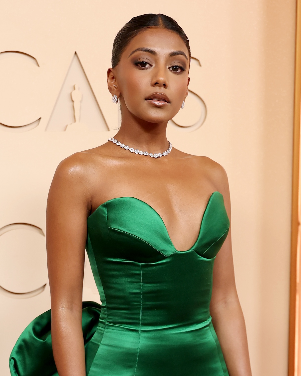 Charithra Chandran on the Oscars red carpet