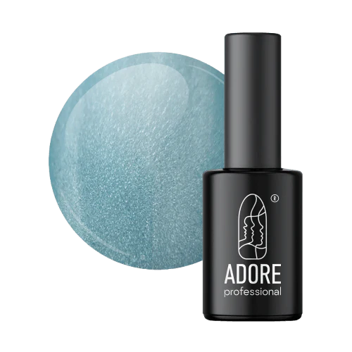 Adore Professional Metal Glass Cat Eye Gel Polish in 17 Light Blue