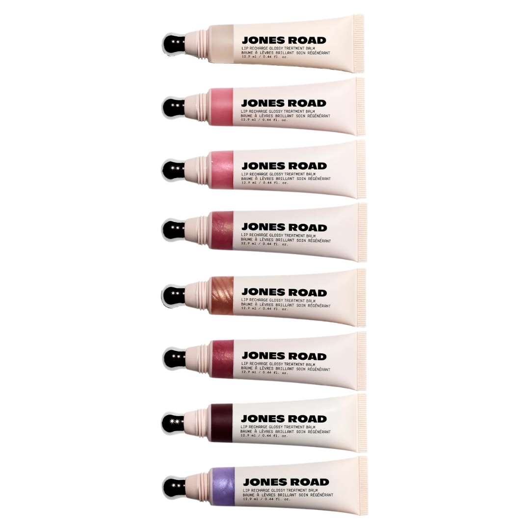 Entire shade range of the Jones Road Lip Recharge