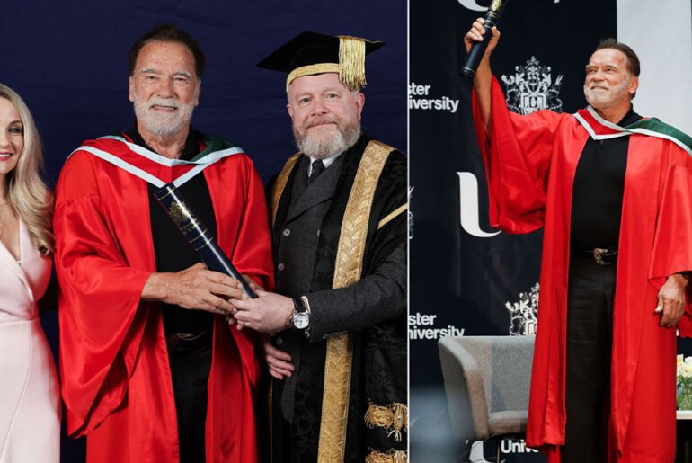 Arnold Schwarzenegger Honored with Doctorate After Arnold Classic UK