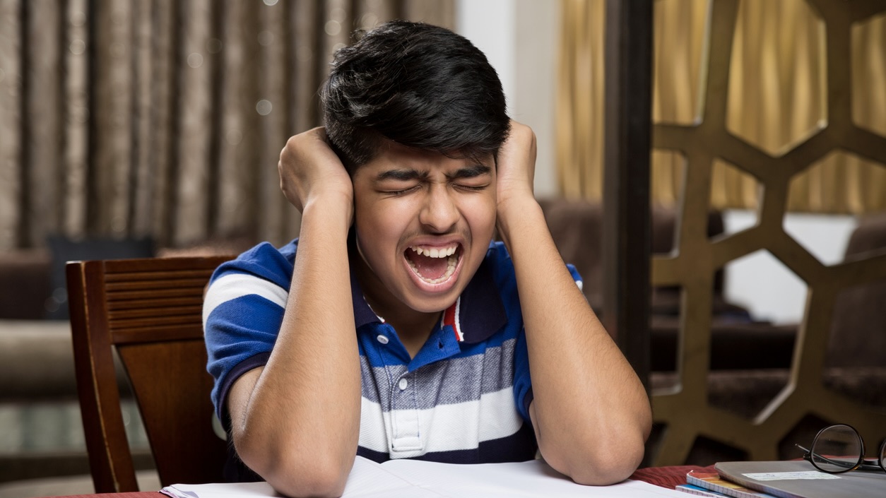 Indian, Student, Education, Study, Late Night, Exam, Preparation, problems, Irritable teen at home? New study suggests vitamins and minerals may help