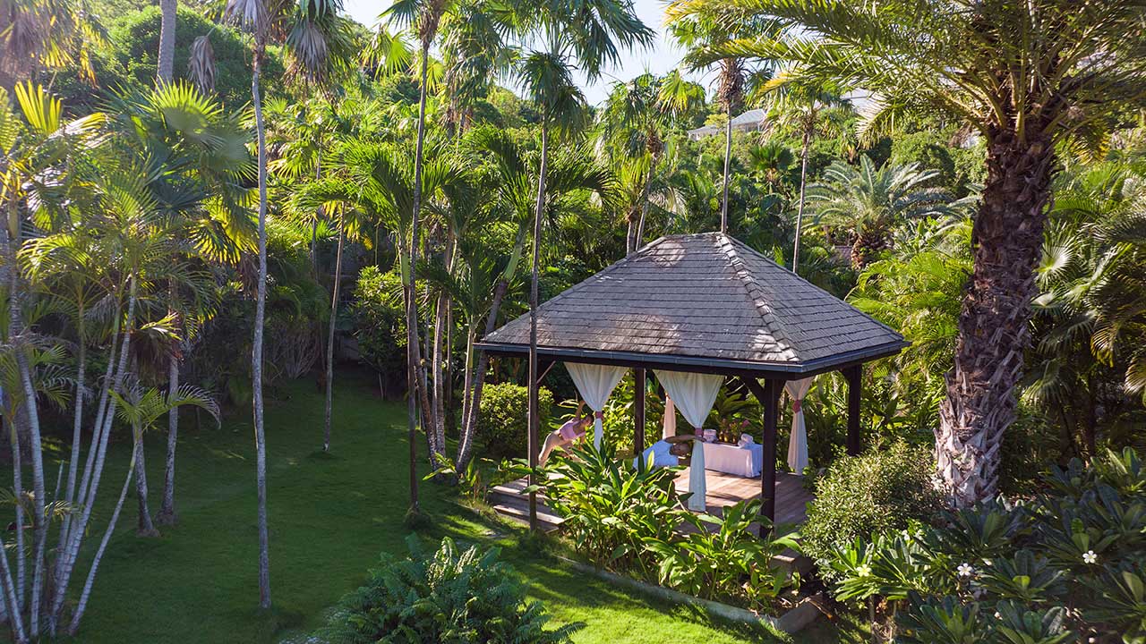 Cheval Blanc - St Barth wellness - yoga pavilion