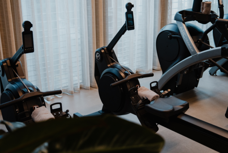 Gym equipment from Life fitness