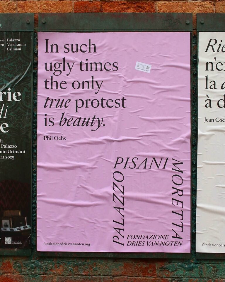 Fondazione Dries Van Noten Palazzo Pisani Moretta concept of beauty Patrick Vangheluwe