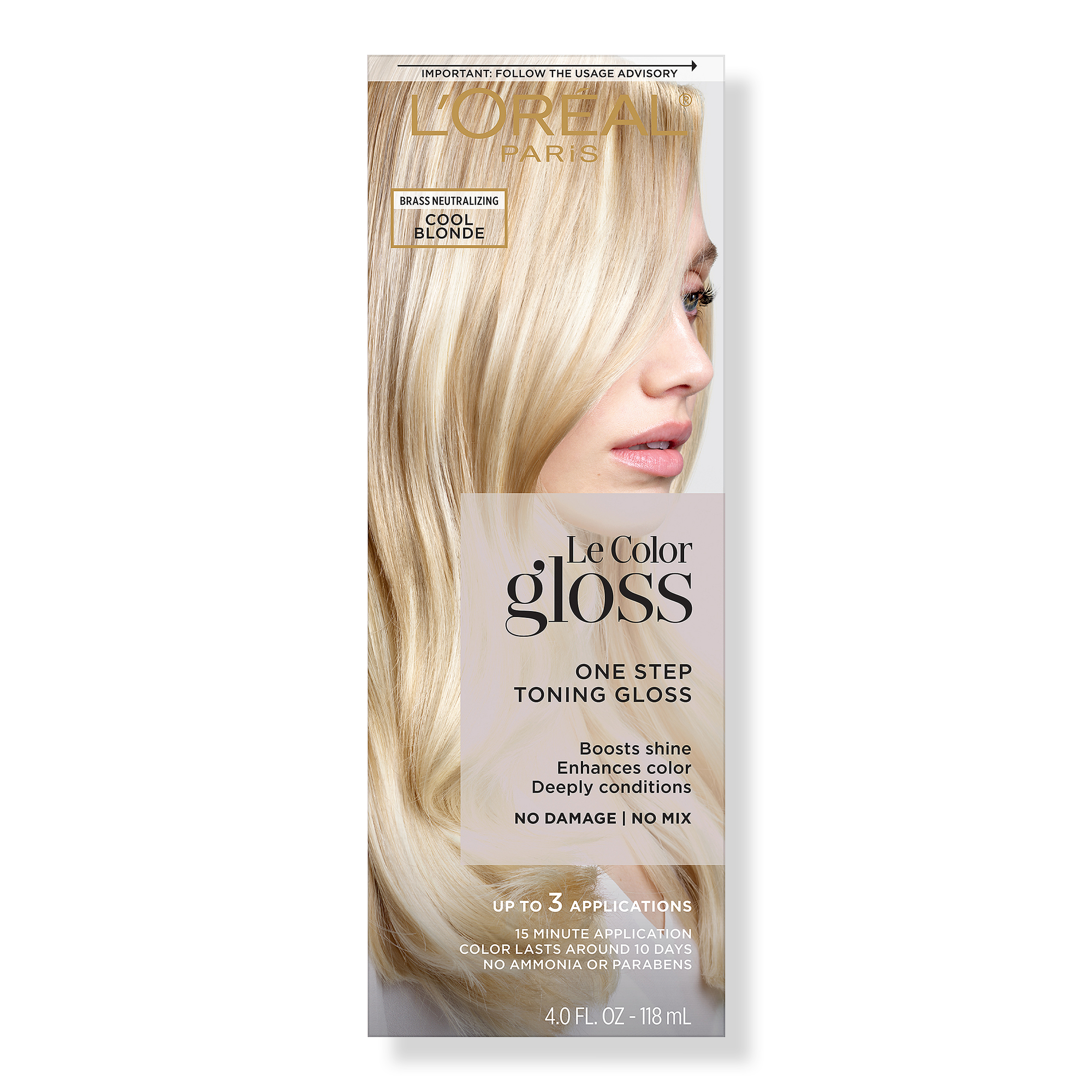 Le Color Gloss One Step Toning Gloss - Cool Blonde