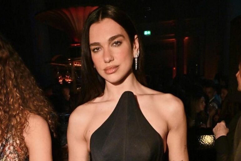 Dua Lipa Trades Micro Minidress for Her Hands as Top in YSL Beauty Ad