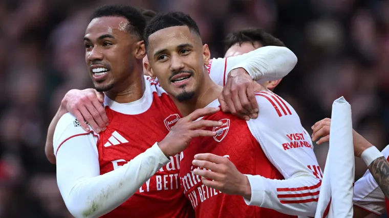 Gabriel and William Saliba of Arsenal