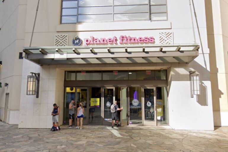 Planet Fitness locations in Hawaii will open its facilities to members and non-members affected by the Kona low storm systems. (Google Street View of Planet Fitness Ala Moana Center)
