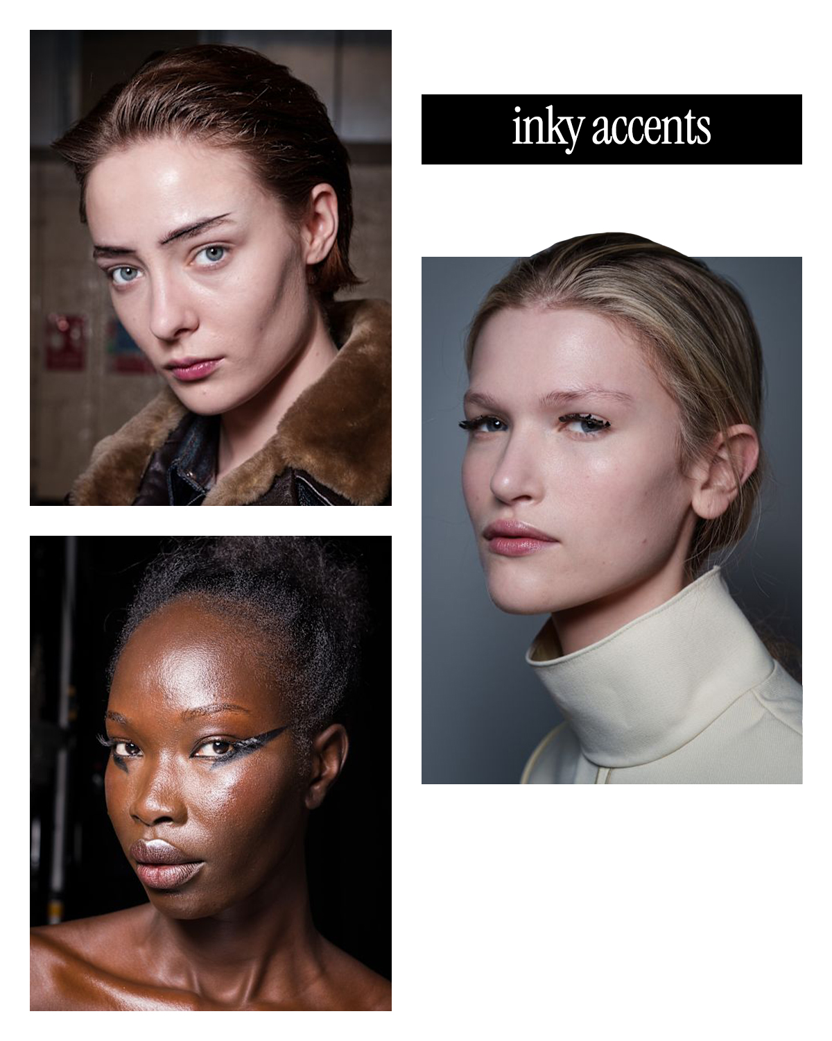 Inky accents collage