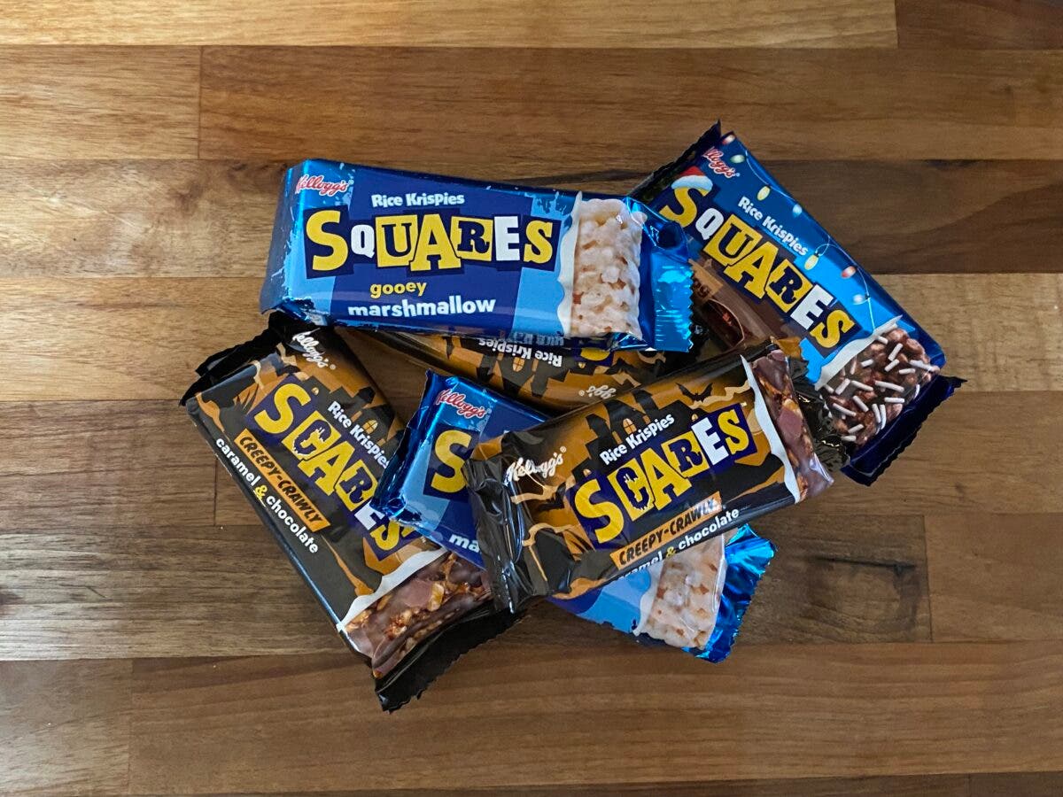 Krispies Squares / Treats are a good alternative to an energy gel.