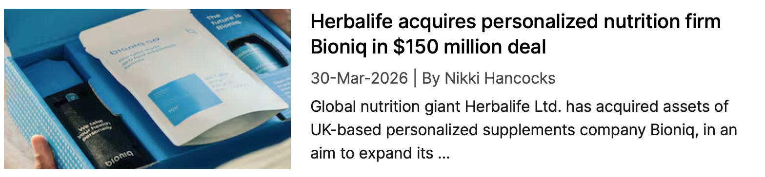 Herbalife & Bioniq