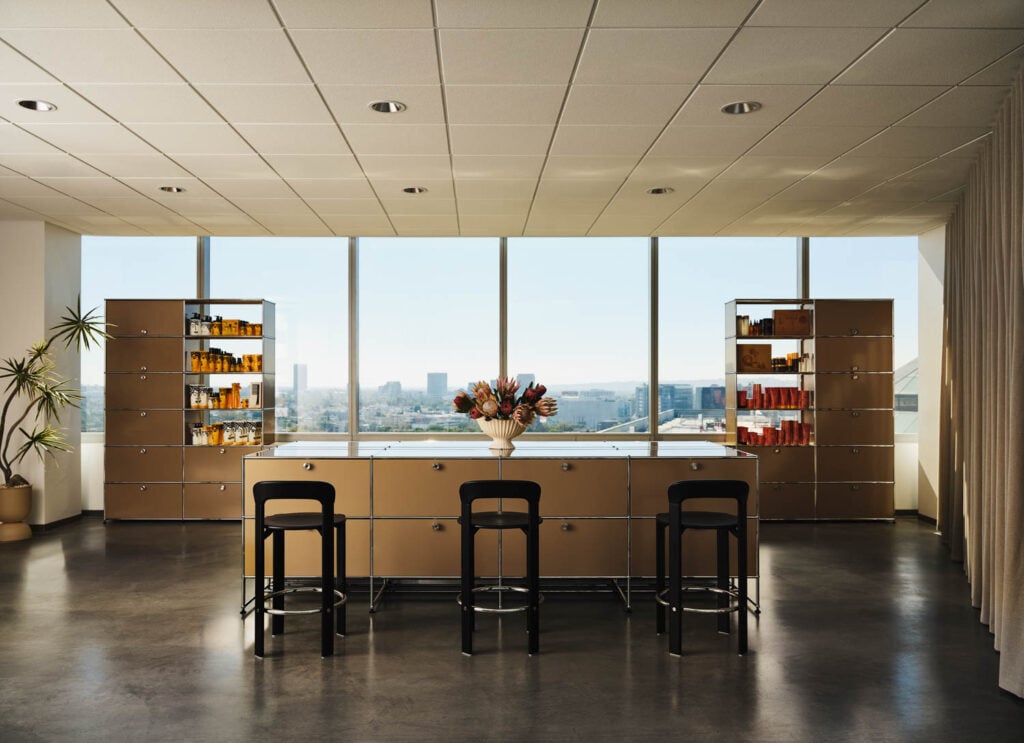 kitchen area in office