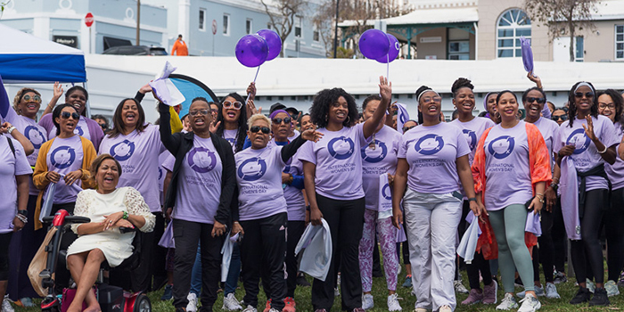 Photos & Video: Womens Day Wellness Walk