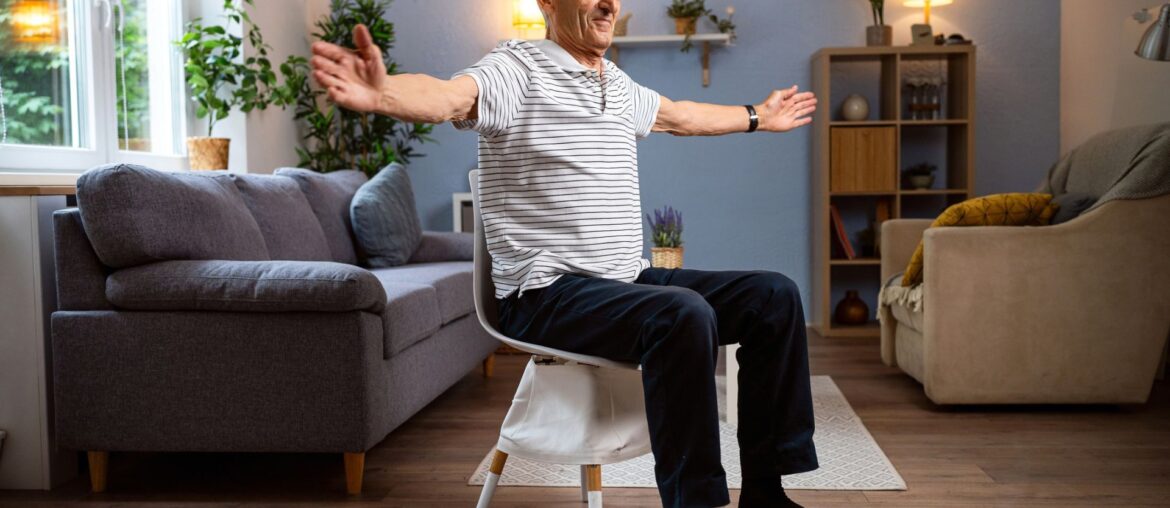 A trainer who specializes in working with seniors shares a “simple and safe” daily workout to improve balance, strength and mobility at home