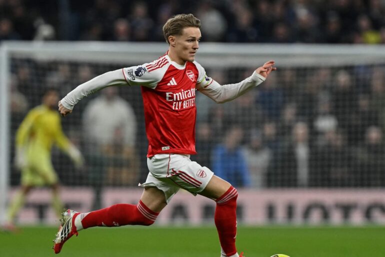 Will Martin Ødegaard play for Arsenal against Brighton today in the Premier League?