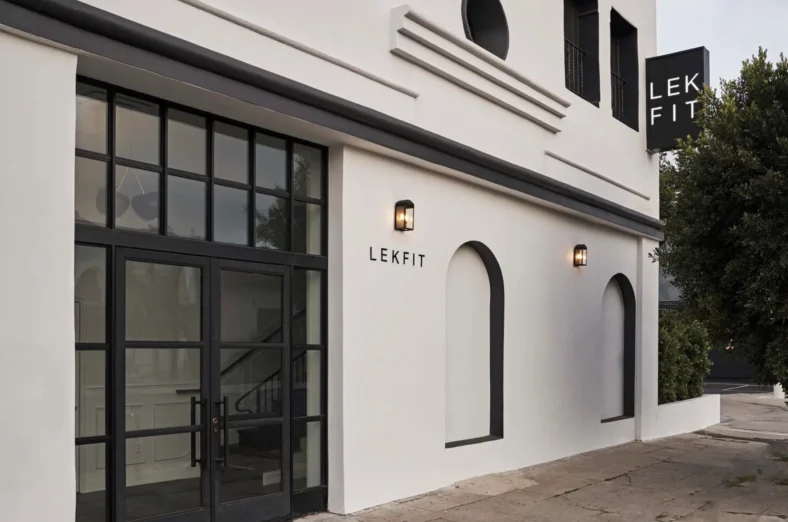 Exterior shot of Lekfit's studio in Los Angeles.