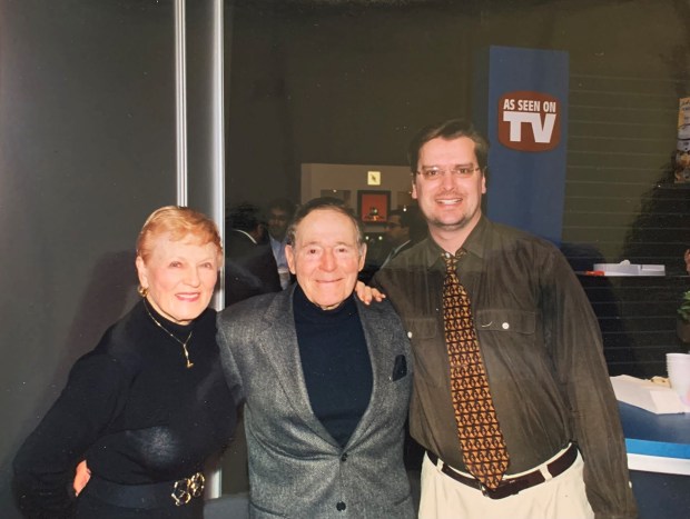 Columnist Philip Potempa interviewed Jack and Elaine "Lala" LaLanne in March 2005 at the International Housewares Show at McCormick Place in Chicago. (Photo by Eloise Marie Valadez)