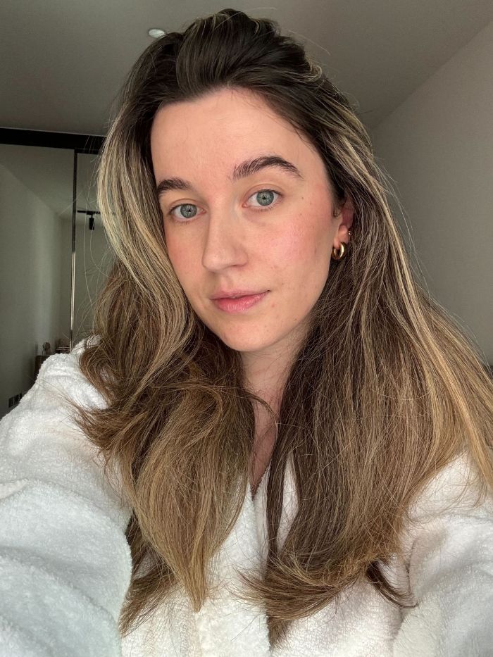 Deputy beauty editor Grace Lindsay after using the Revlon blow dry brush