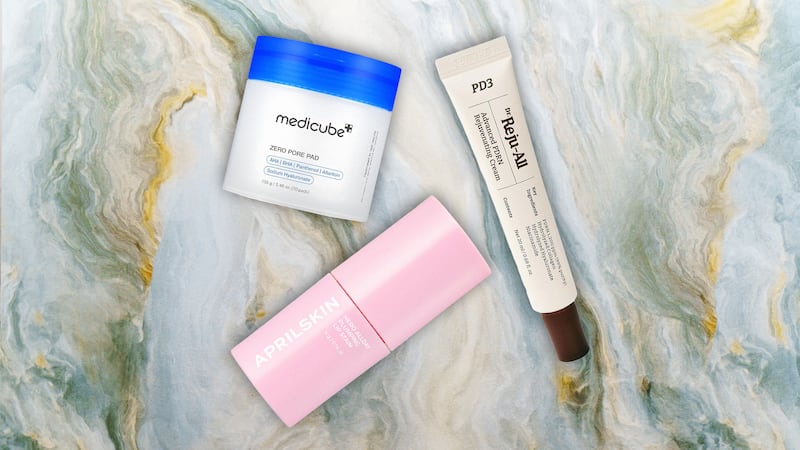 Medicube, AprilSkin, and Dr. Reju-All products.