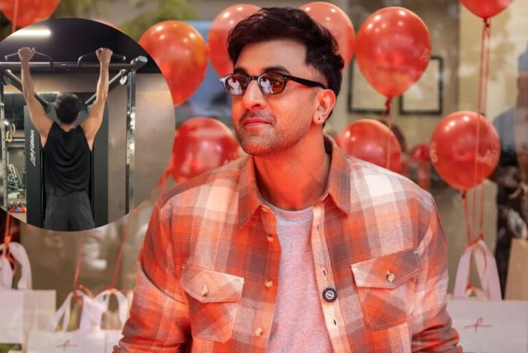 Ranbir Kapoor aces advanced pull ups