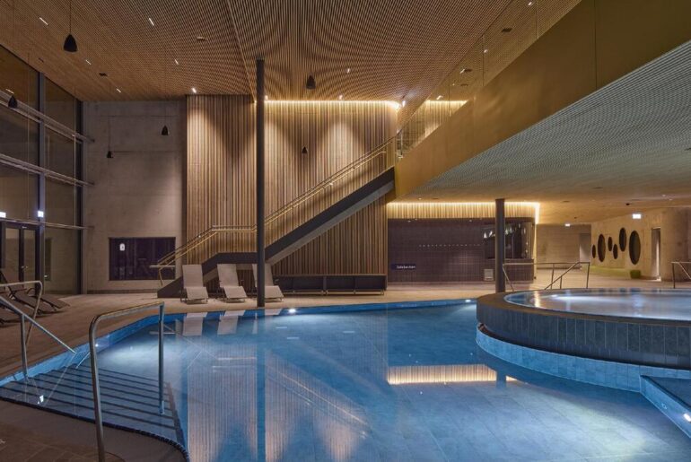 4a Architekten shares details of wellness extension at Salinarium Bad Dürkheim Thermal Spa