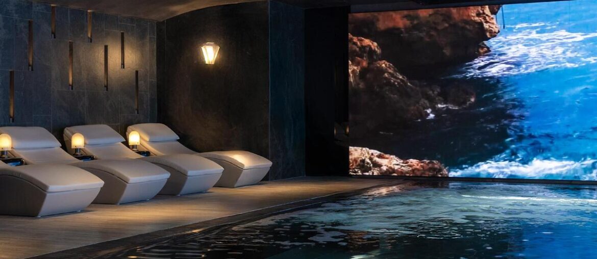 SLS Barcelona debuts cenote-inspired pool at new Halcyon Spa